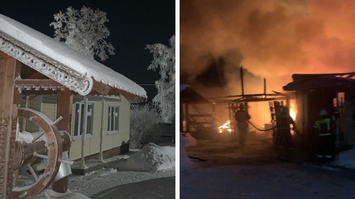 «Пожарные вынесли машину на руках»: в Ярославской области у семьи резчика по дереву сгорел дом