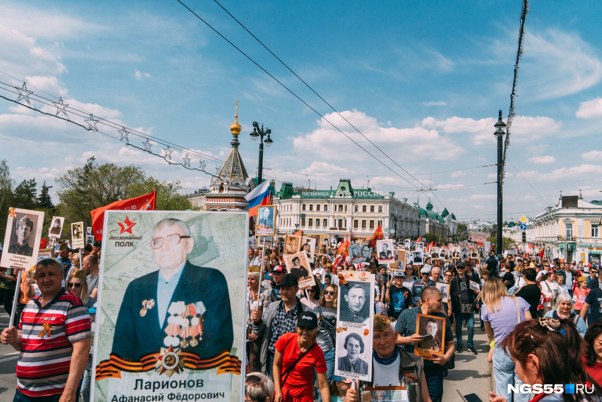 впервые бессмертный полк прошел в