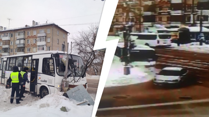 В ДТП с автобусом, который влетел в светофор на Урале, число пострадавших увеличилось до десяти