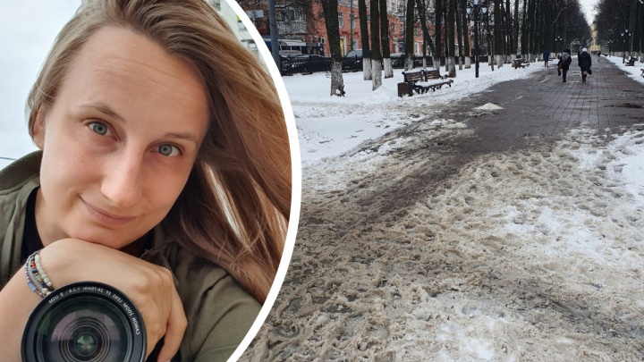 «Большего мы не заслуживаем»: возмущенная фотограф 76.RU высказалась о зимней уборке Ярославля