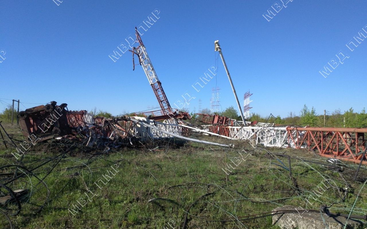 В Приднестровье подорвали две антенны радиоцентра в поселке Маяк |  26.04.2022 | Санкт-Петербург - БезФормата