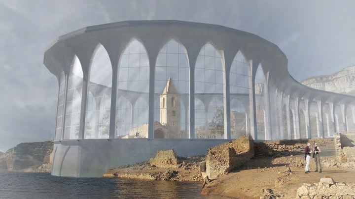 Челябинцы «подняли со дна» испанского водоема культовую затопленную церковь