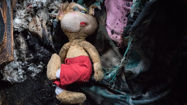 В страшном пожаре под Волгоградом погибли двое детей