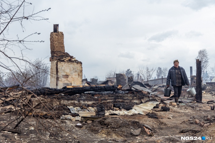 Пожары 7 мая уничтожили в Красноярском крае 518 домов