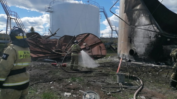 В прокуратуре Башкирии рассказали, почему взорвался резервуар с нефтью, который отправил на больничную койку четверых человек
