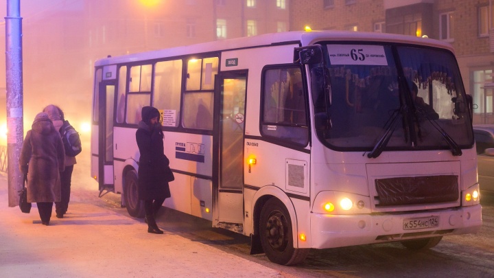 Опубликовано расписание работы красноярских автобусов в новогоднюю ночь
