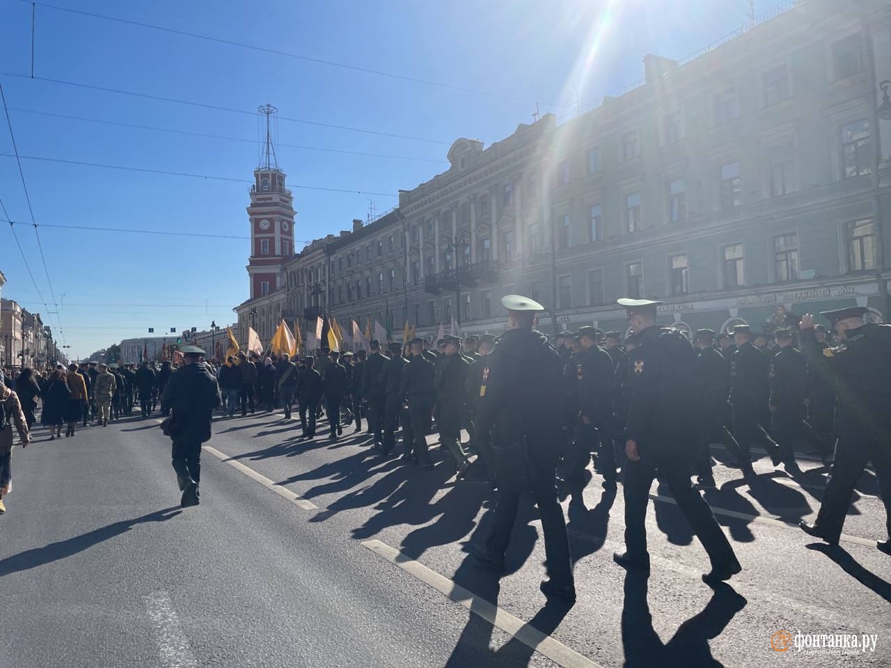 Питер Невский проспект крестный ход