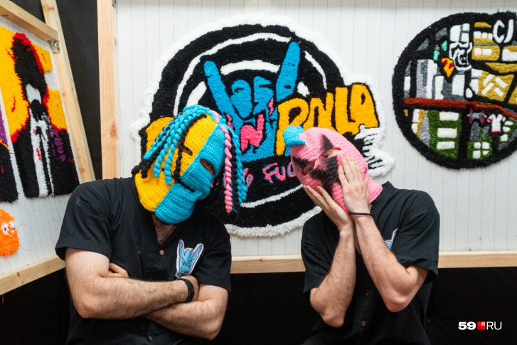 Команда Rug’n’Rolla: справа — Грю, слева — Брю Команда Rug’n’Rolla: справа — Грю, слева — Брю