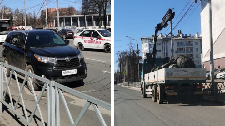 В Ярославле кран оборвал электропровода: из-за аварии изменили маршруты троллейбусов и трамваев