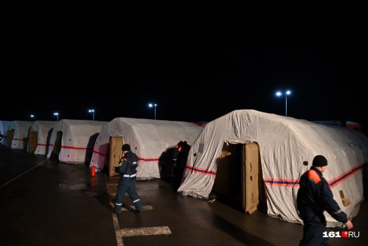 Так выглядит палаточный лагерь для беженцев под Таганрогом