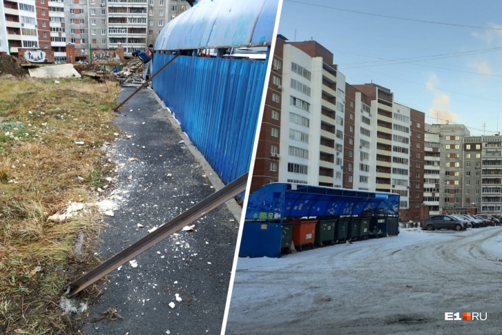 Пройти по тротуару сейчас нельзя. В управляющей компании говорят, что им и раньше не пользовались Пройти по тротуару сейчас нельзя. В управляющей компании говорят, что им и раньше не пользовались