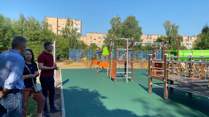 В моду вошел экостиль: в Тольятти появились новые детские площадки