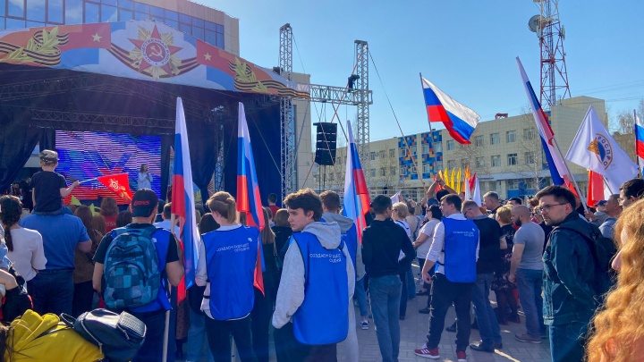 В центре Сургута прошел концерт в поддержку спецоперации на Украине