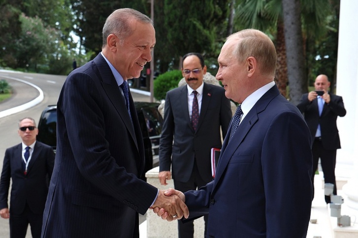 Переговоры президентов Турции и России прошли в Сочи
