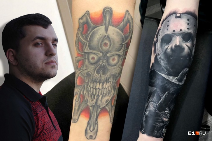 Дмитрий работает тату-мастером и специализируется на перекрытии «портаков» (тату до и после)