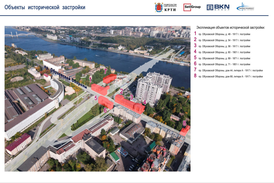 Проект большого смоленского моста в спб на карте