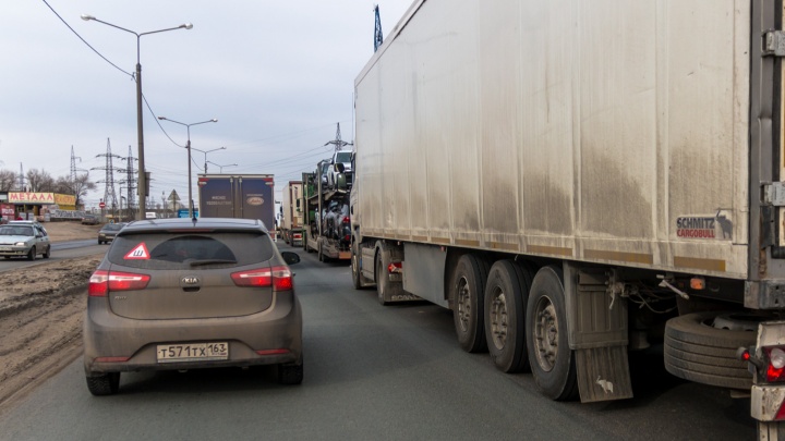 Трассу М-5 Тольятти — Сызрань перекроют для грузовиков