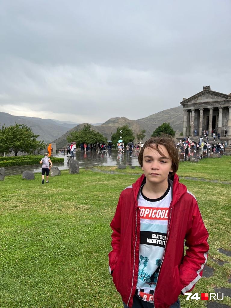 В Ереване на момент поездки было прохладно