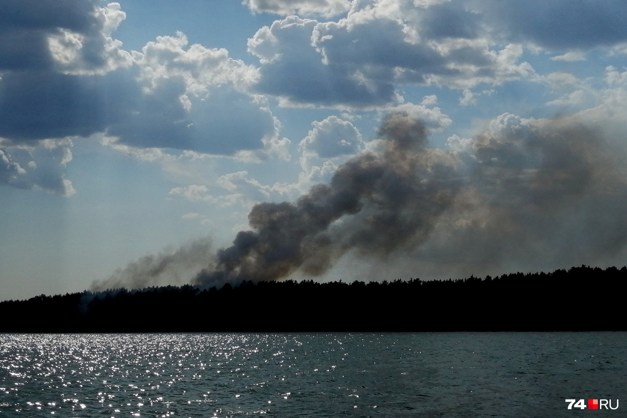 Часть Бурятии затянуло дымом от лесных пожаров Иркутской области