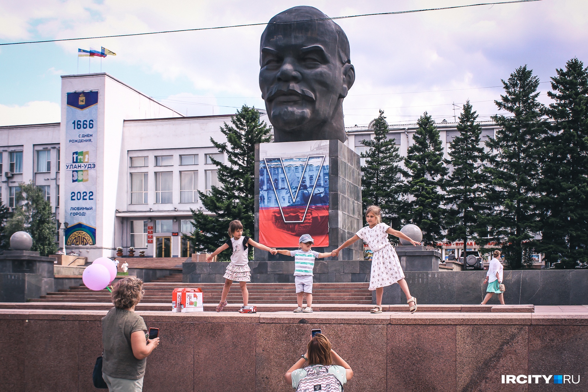 Памятник Ленину — главная достопримечательность Улан-Удэ
