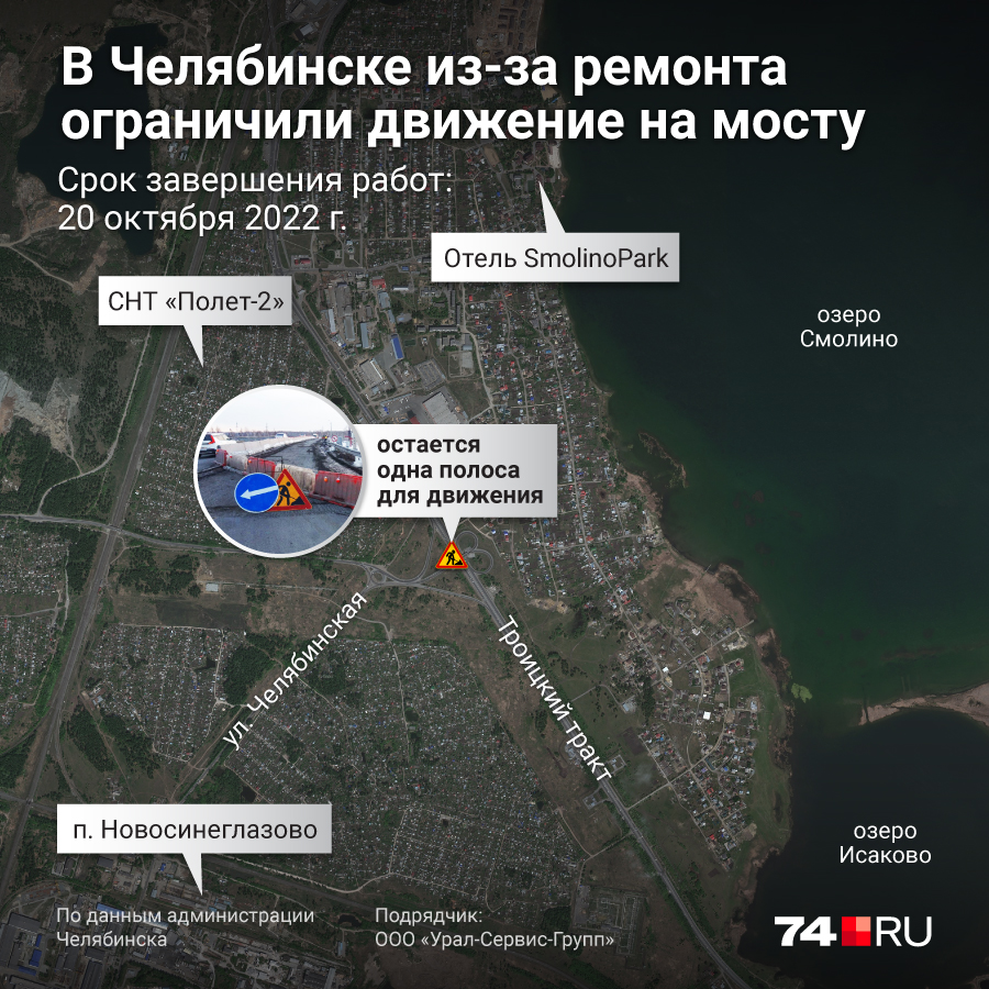На Троицком тракте — узкое место На Троицком тракте — узкое место