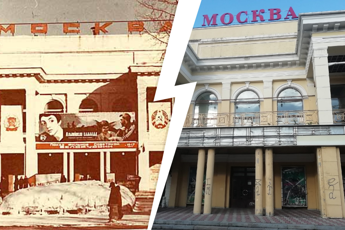 На окнах толстый слой пыли, а стены исписаны вандалами: история легендарного кинотеатра в Кемерове