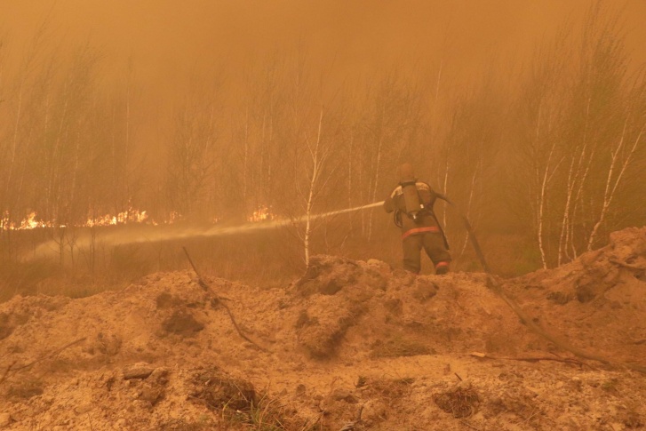 Сезон пожаров в Курганской области начался в конце апреля