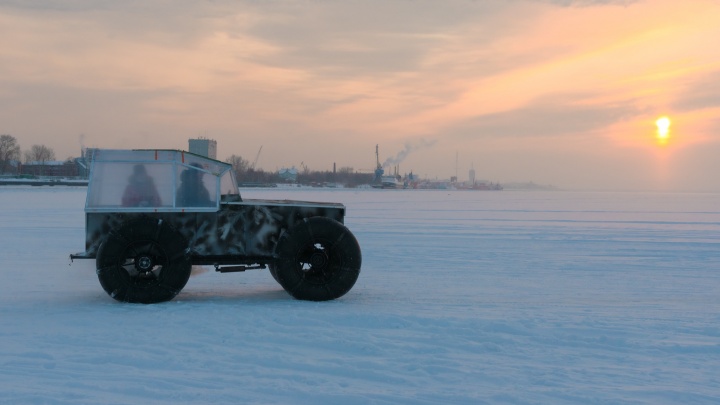 В Архангельске снизили грузоподъемность на ледовых переправах