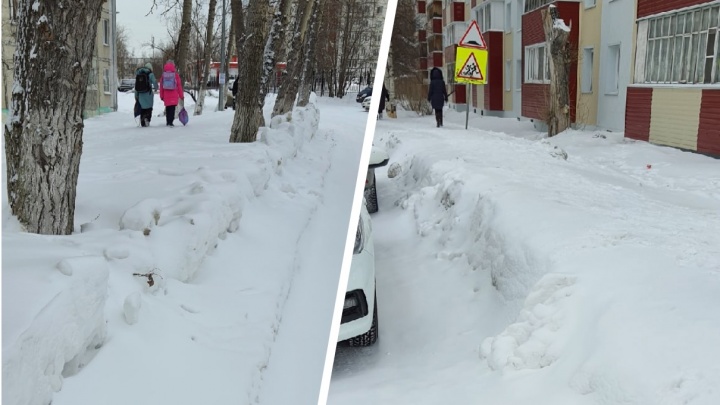 Жителям Сургута обещают убрать снег с тротуаров до 15 апреля