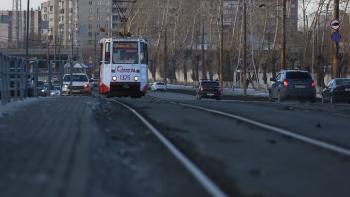В Челябинске почти на месяц закроют движение трамваев в сторону ЧТЗ из-за ремонта путей
