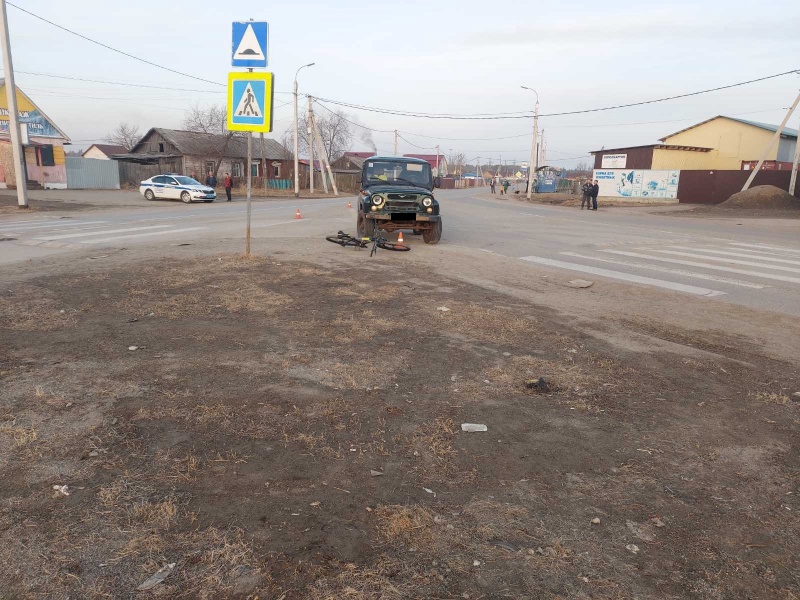 Водитель УАЗа сбил 14-летнего подростка в селе Введенщина