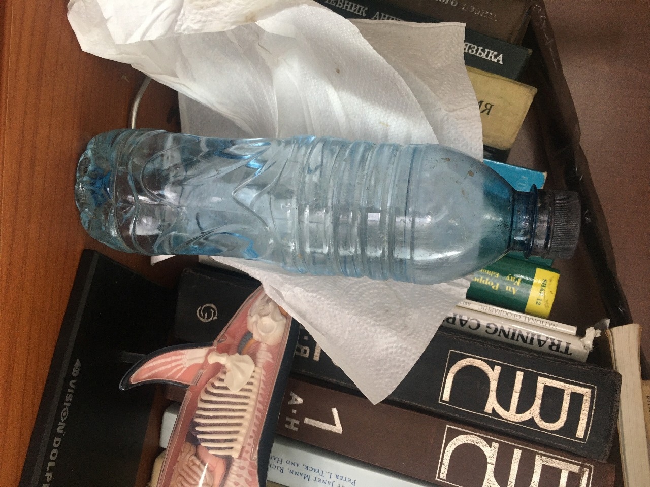Извлеченная бутылка воды