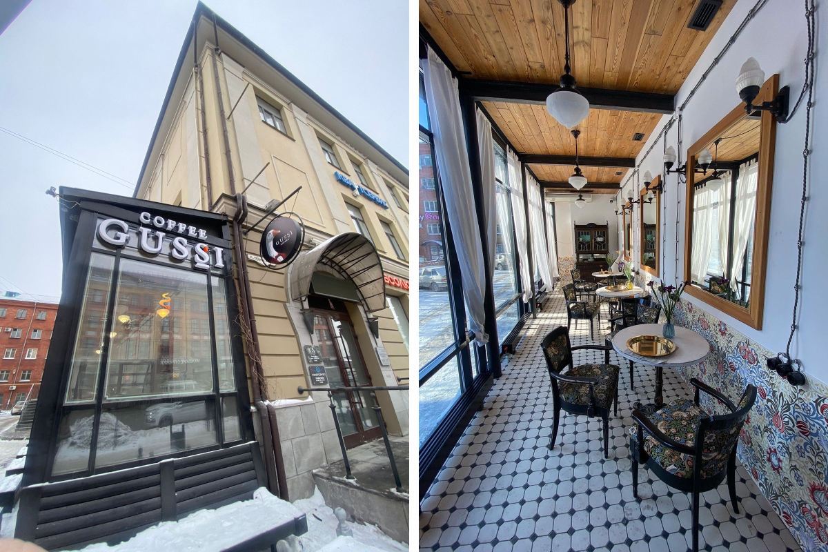 В Омске открылась третья кофейня Gussi, где посетители сами могут выбрать посуду
