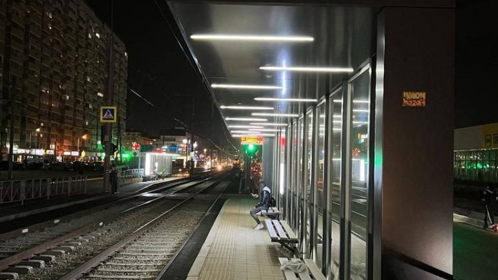 В Краснодаре установили новые остановки на трамвайной ветке по Московской