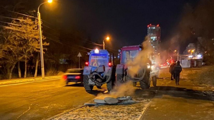 Думаем о разведении костра: в Волгограде заявили о ликвидации крупной аварии на сетях теплоснабжения