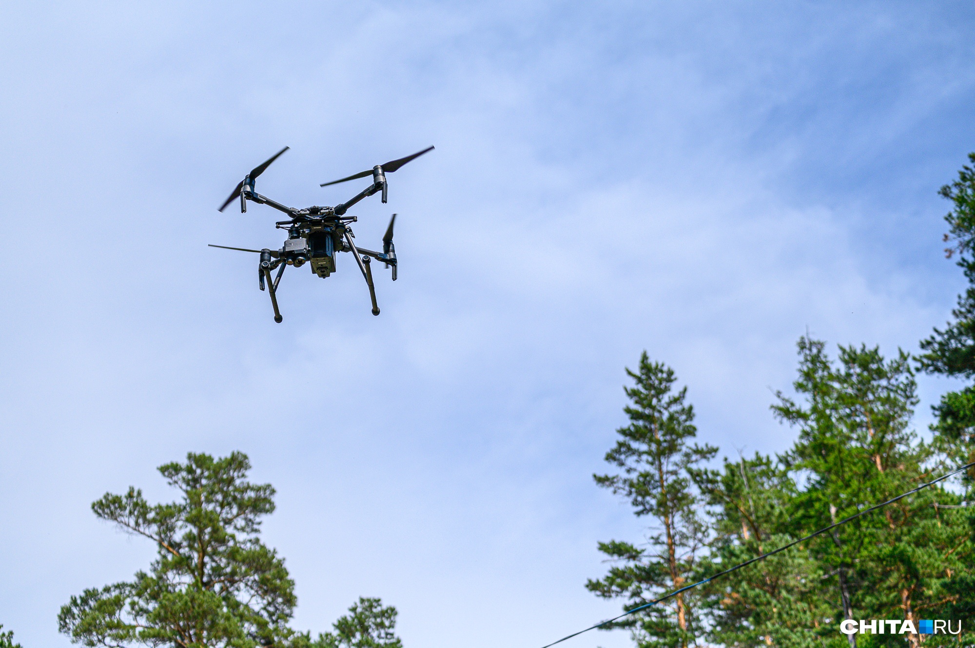 Квадрокоптер с тепловизором требуется для поисков потерявшегося в лесу читинца