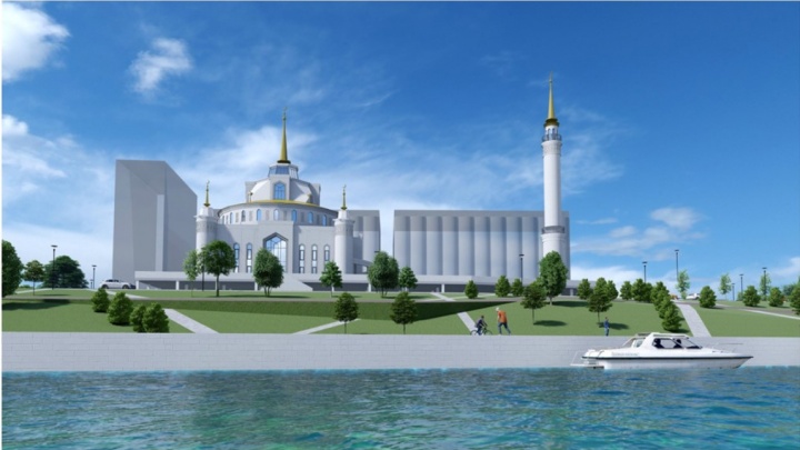 На улице Марата в Нижнем Новгороде построят новую Соборную мечеть. Возможно, она будет выходить окнами на пляж