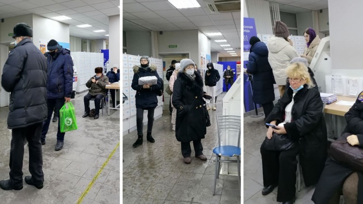 В новосибирских отделениях «Почты России» выстроились длинные очереди — виноваты Новый год и распродажи