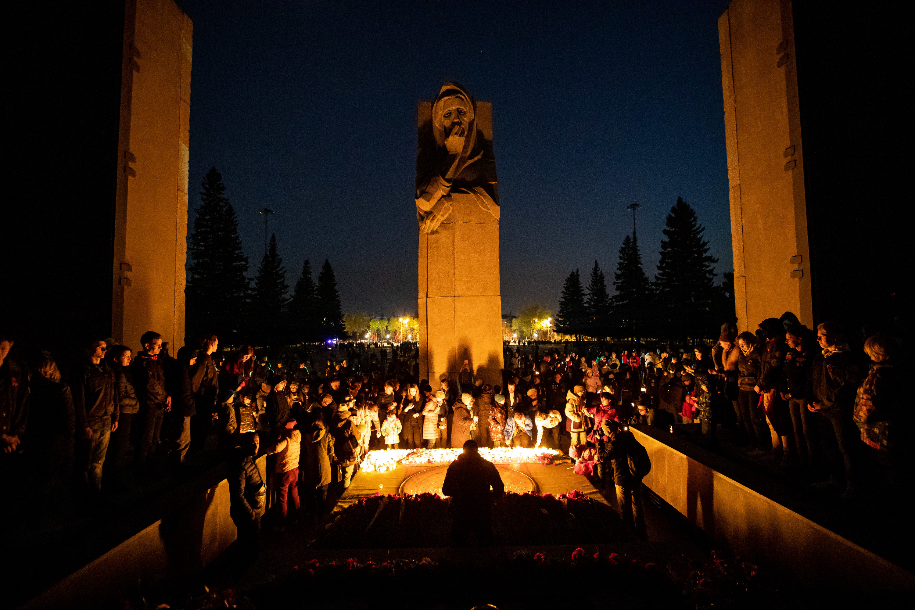 «Свеча памяти» проходит каждый год в Новосибирске