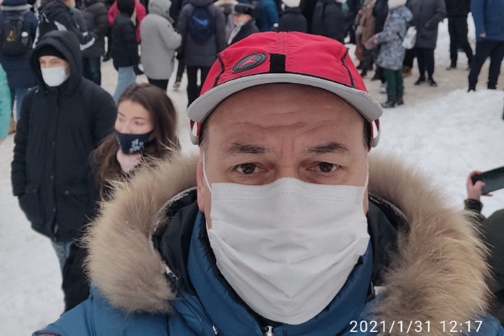 Это фото Константин Окунев опубликовал на своей странице во «ВКонтакте» 31 января 2021 года, в день несанкционированной акции в поддержку Алексея Навального