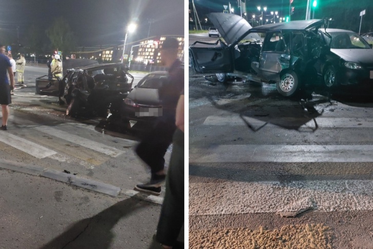 В ДТП на проспекте Фрунзе столкнулись четыре автомобиля В ДТП на проспекте Фрунзе столкнулись четыре автомобиля