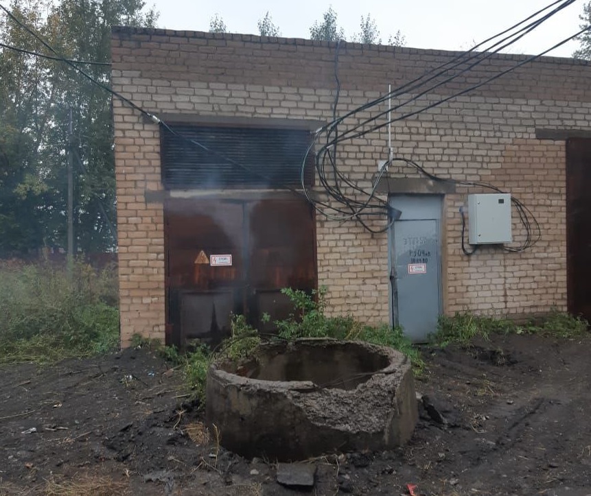 Подстанция заискрила после дождей в городе Шилка Забайкалья