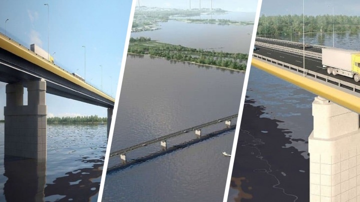 Серый и без арок: показываем, как будет выглядеть новый мост через Обь