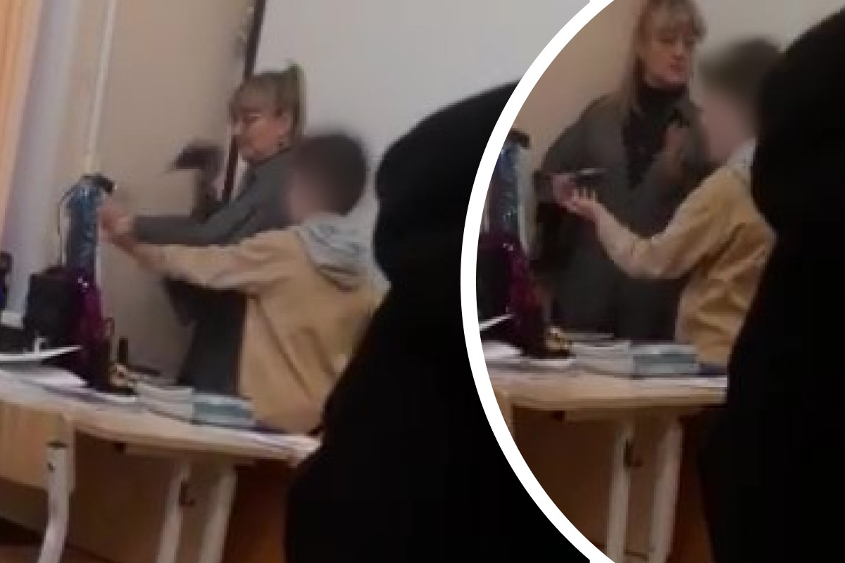 В Березовском сняли на видео, как учительница на уроке порвала тетрадь ученика и дала ему пощечину