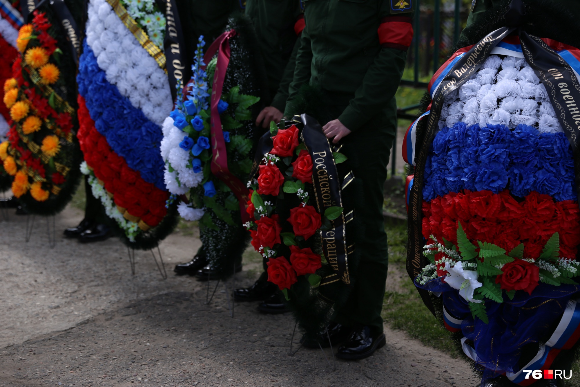 Могилы погибших на Украине российских военных