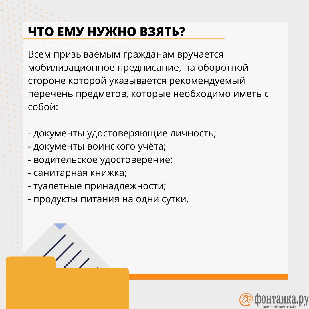 Как проходит мобилизация в Петербурге? Ответ военкомата | 01.10.2022 |  Санкт-Петербург - БезФормата