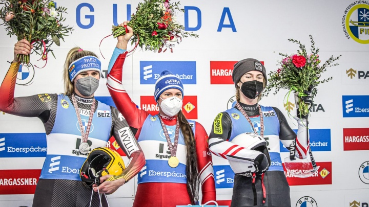 Саночница из Прикамья завоевала золото и бронзу на седьмом этапе Кубка мира в Латвии