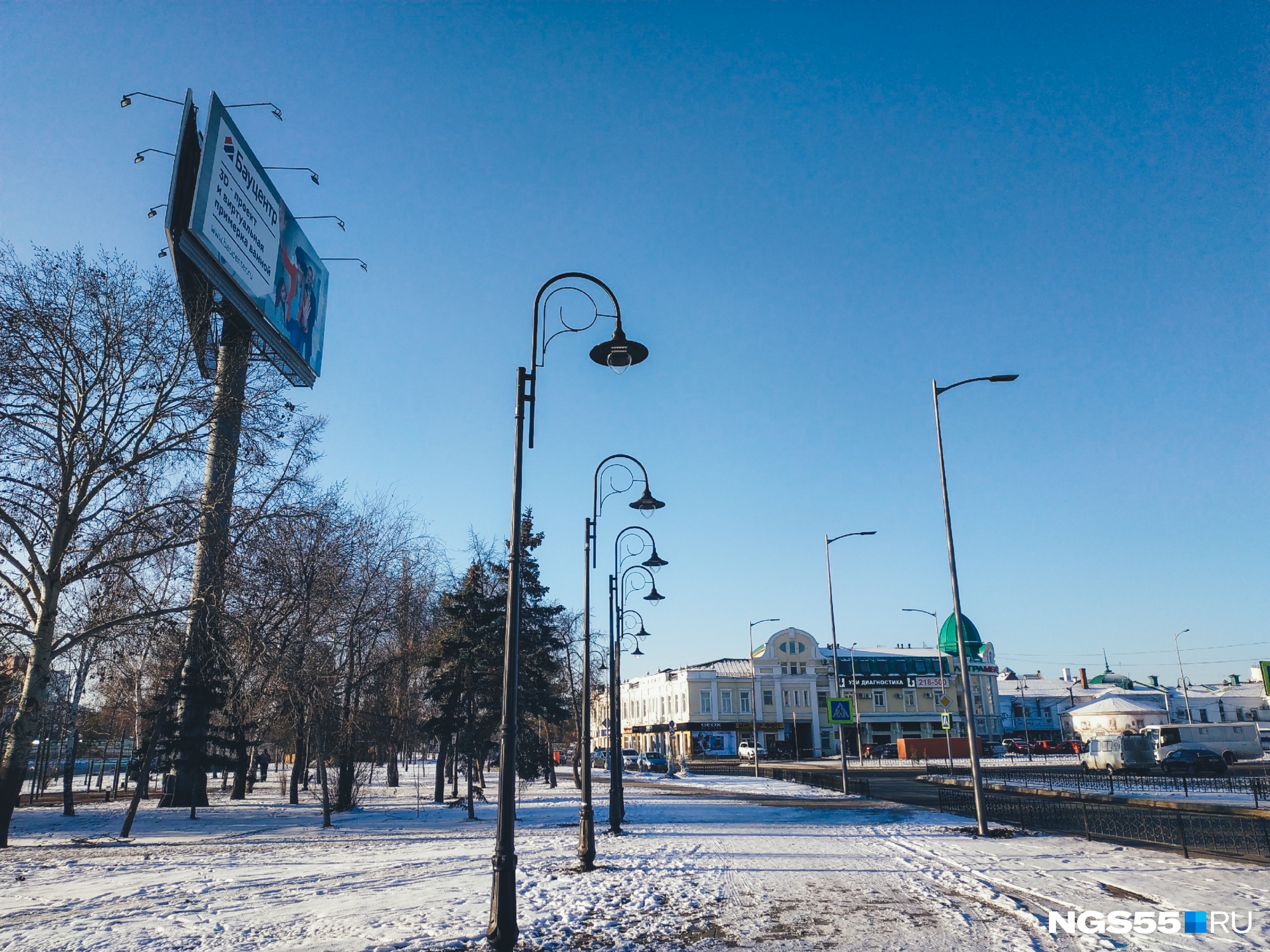 В Омске в новогоднюю ночь устроят лазерное шоу