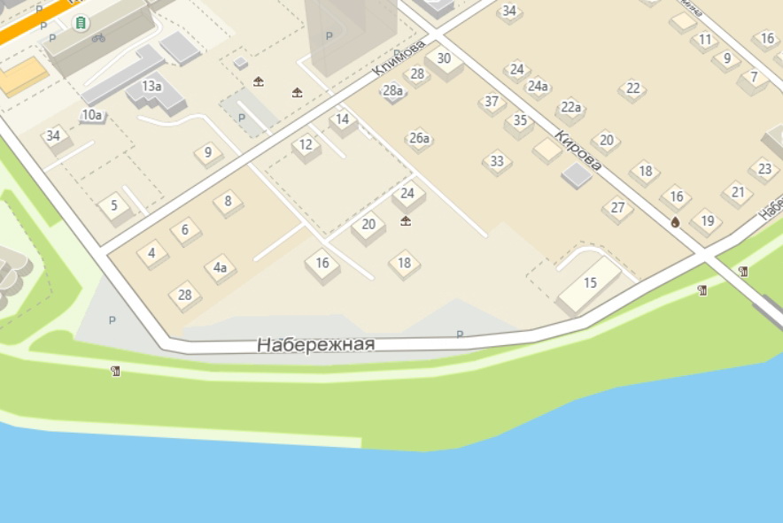 Под комплексную застройку предлагается участок в границах улиц Красина, Климова, Кирова Под комплексную застройку предлагается участок в границах улиц Красина, Климова, Кирова