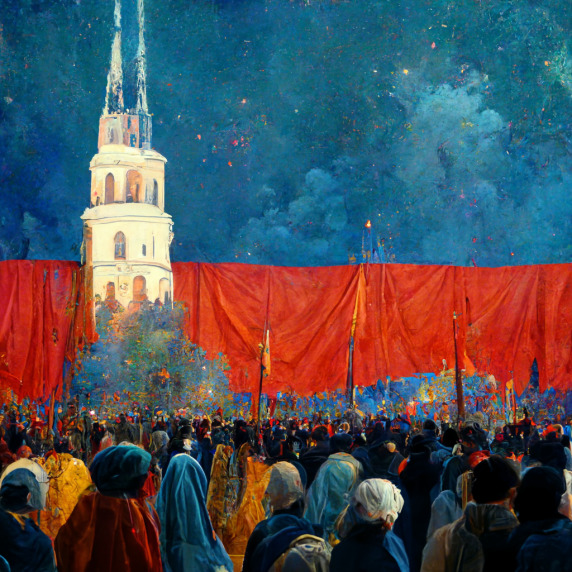 Кто помнит, как мы праздновали 1000-летие города? Похоже? А это оно по представлению нейросети Кто помнит, как мы праздновали 1000-летие города? Похоже? А это оно по представлению нейросети
